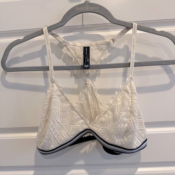 Tommy Hilfiger Lace Racerback Bralette - Picture 1 of 3